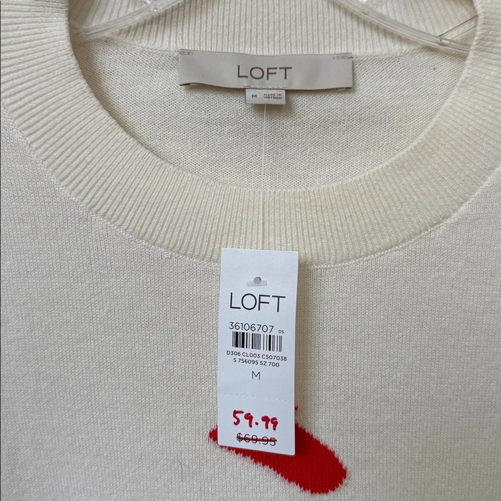 NEW Ann Taylor LOFT Oui Oui Sweater - Picture 3 of 4